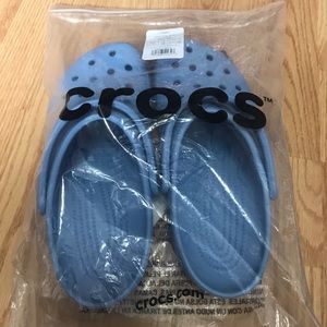 Chambray Blue Classic Crocs Clogs NWT